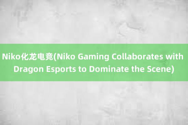 Niko化龙电竞(Niko Gaming Collaborates with Dragon Esports to Dominate the Scene)