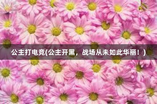 公主打电竞(公主开黑，战场从未如此华丽！)